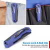 WORKPRO Folding Utility Knife Razor Knife for Cartons Cardboard Boxes