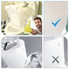 QOOMABA Cloth Diaper Sprayer Splatter Shield - Snap Design to