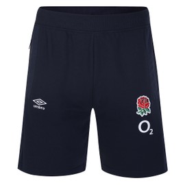 Umbro Mens England Rugby Fleece Shorts 2023 2024 Adults Navy Blazer XL