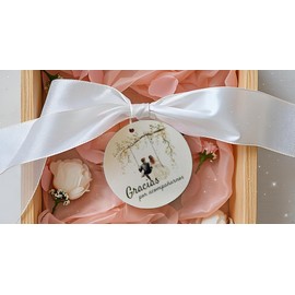 Pack of 50 Thank You for Accompaniment Card Labels for Your Guest Details at Your Wedding (Swing Couple)
