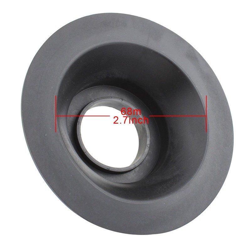 TOMALL PVC Rubber Seal Dustproof Cover for Headlight Conversion Kit