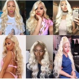 Brazilian Virgin Remy Blonde Body Wave Hair Extensions - 28 Inch, 613g, Deep Wave, Remy Hair for Weaving