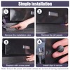 W10827631 Dishwasher Access Panel Compatible with Whirlpool OEM Upgraded (Black)