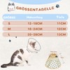 Supet Soft Cat Cone Collar, Air Fabric Cat Recovery Cone