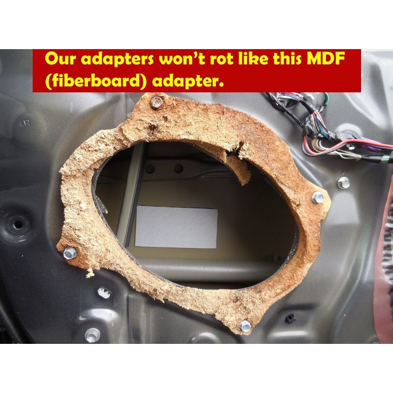 Rear Deck Speaker Adapter Spacer Rings Compatible With 1992-2001 Camry