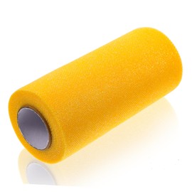 TEHAUX 25yards Mesh Tulle Fabric Roll Decorative Gauze Roll for DIY Wedding and Home Decor