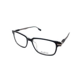 Vivid Big And Tall 18 Reading Glasses in Black Layered Crystal 57mm +1.00 Power