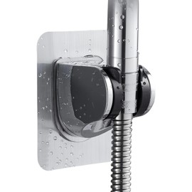 Soporte Ajustable para Alcachofa de Ducha, Soporte de Montaje de Pared para Alcachofa con Ventosa Soporte de Cabezal de Ducha Extraíble de Mano para el Baño