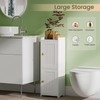 Snughome Bathroom Storage Cabinet, Small Bathroom Cabinet with 2 Doors