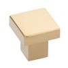 Emtek Hunter Cabinet Knob 1-1/4" Dimension, Satin Brass