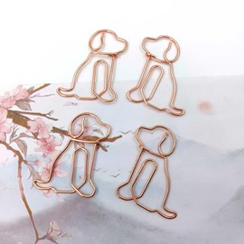 Pack of 50 Dog Paper Clips Creative Metal Paper Clips Cute Paper Clips for School Office Home Poster Photo Document Organiser