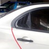 ZiWen 2X Sport Style Quarter Window Scoops Louvers for Mitsubishi
