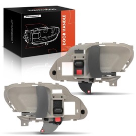 A-Premium - Interior Door Handle Left Driver & Right Passenger Side - Compatible with 1995 1996 1997 1998 1999 2000 Chevy Tahoe GMC Yukon C/K 1500 2500 3500 Suburban Pickup Truck, # 15708043, 15708044