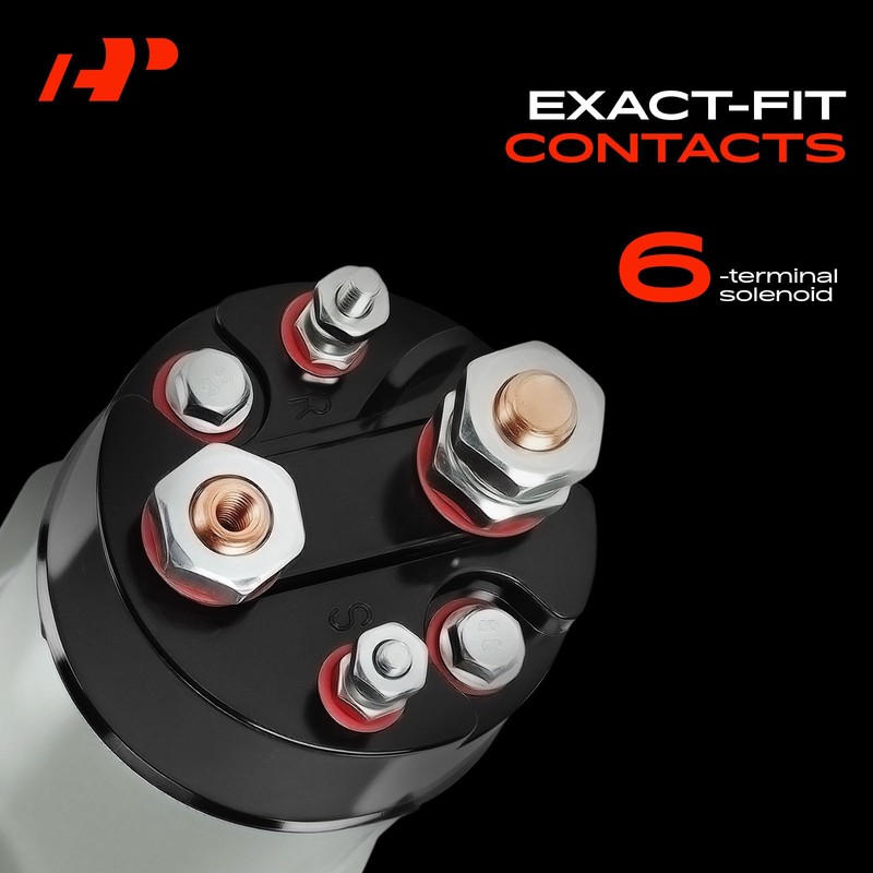 A-Premium Starter Solenoid Compatible with Massey Ferguson Tractor Models -