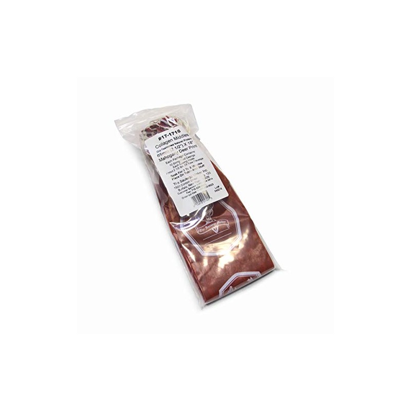 The Sausage Maker - Mahogany Deer Print Collagen Sausage Casings,