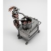 STEEMO Screw Man Chef Cooking Kitchen Gift Metal Art Decoration