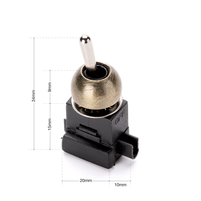 Built-in Switch Toggle Switch On/Off 250 V Lights 1-Pin 2(1)