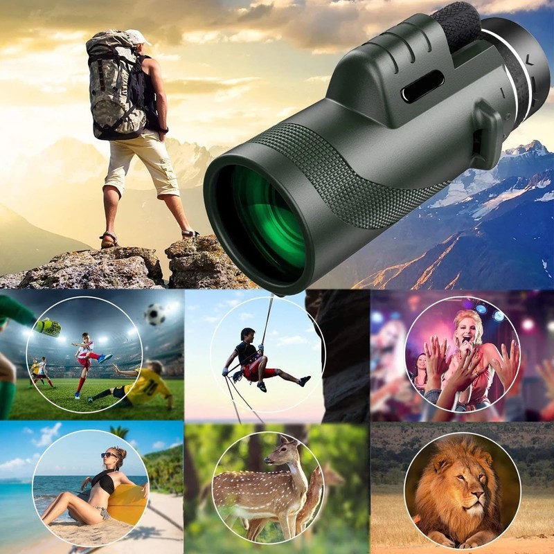 40x60 Binoculars for Adults and Kids -Mini Size HD for