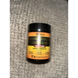 Zolotus 6 in 1 Turmeric Curcumin + Ginger Capsules 95% Curcuminoids Equivalent to 130...