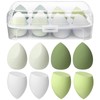 Makeup Sponge Set, 4-8 Pieces, Multi-Colour (Green)