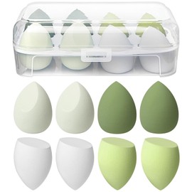 Makeup Sponge Set, 4-8 Pieces, Multi-Colour (Green)