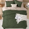Andency Dark Olive Green Comforter Set Queen Size, Lightweight Fluffy
