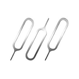 Herramienta Extractora de Tarjetas SIM, Pin Metálico para Teléfonos Móviles, Diseño Compacto (3 Unidades)