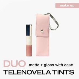 SARELLY, Dúo Telenovela, Tinta para Labios + Gloss, Estuche de Piel Vegana, Lili, Sarelly Creativo Lab