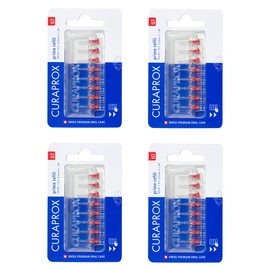 Claprocx Interdental Brush CPS07 (Red) Refill Set of 4 [Total 32 Pieces]
