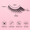 LOPHE 10PCS Cat Eye Lashes False Eyelashes, Thick and Soft