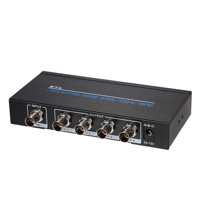3G/HD/SD_SDI Splitter 1 * 4 Distribution 1 Input 4 Outputs