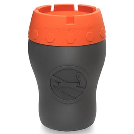 Silicone Cigar Ashtray 2-in-1 Design, High temperature Resistance, Large Capacity,Multi-Occasion Use Christmas Present（Orange）