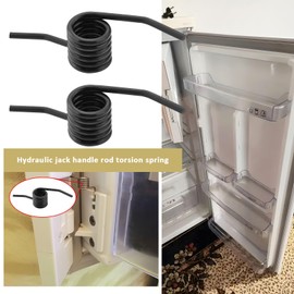 The Lord of the Tools 2pcs Hydraulic Jack Jandle Spring Torque Spring Jack Accessories Suitable for 3-4 Ton Hydraulic Jacks and Horizontal Jacks Black 100x25mm