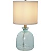 Catalina Lighting 20687-000 Coastal Cape Cod Clear Glass Textured Table
