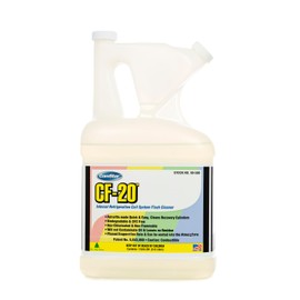 ComStar CF-20 Internal Refrigeration Coil System Cleaner, Dissolves Carbon Deposits, Removes Acids & Water, Non-Flammable, Low VOC, Safe for Oils & Refrigerants, 1 Gallon, (90-500)