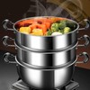 Cooking Steamer,Vegetable Steamer Pot | Kitchen Cookware Steam Drawer for