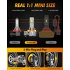 Forenner H11/H8/H9 Headlight Bulbs, 24 Chips 110,000LM Ultra Brighter H11