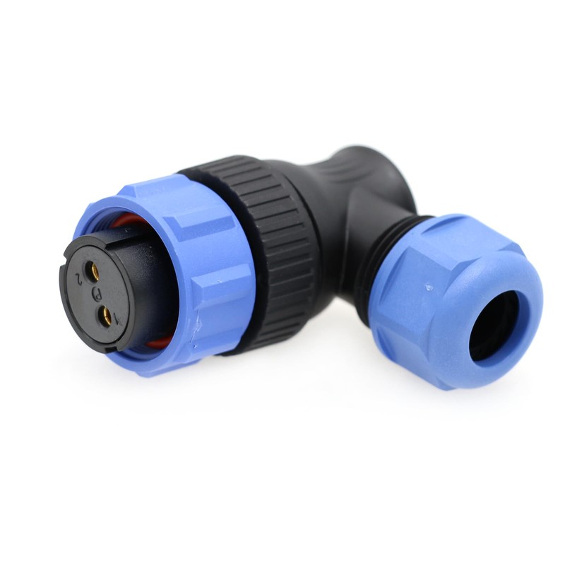 SZRMCC SP21 Connector Right Angle 2 Pin Female 12V 30A