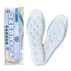Contact Cool Feel, Bare Feet, Cool Fit Insole, Breathable, Quick Drying, Made in Japan, Men's Size 6.5 - 10.6 inches (24 - 27.0 cm)