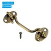 PATIKIL 4 Inch Hook Eye Latch, 2 Pack Carbon Steel