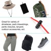 sourcing map Plastic Cord Toggle Clasp Stopper Rope End for