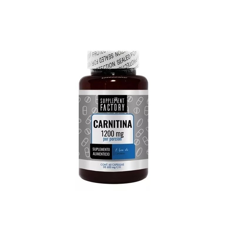 Natsa Supplement Factory Carnitina 600 Mg 60 Capsulas
