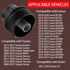 Oil Filter Housing Cap Assembly Compatible with Toyota Camry Highlander