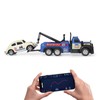 haomsj Small Metal Rc Tow Truck Set with Mini Metal