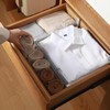 chenqi Adjustable Drawer Dividers, 2 Pack Expandable Plastic Kitchen Clothes