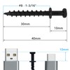 Picture Hanging Screws, Bear Claw Long Double Headed Picture Hang