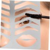 minkissy Stainless Steel Eyebrow Stencil for Microblading Easy Shaping Drawing