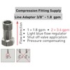 Neoperl 3/8"" Supply Line Compression Adapter (For Single Line inlet)
