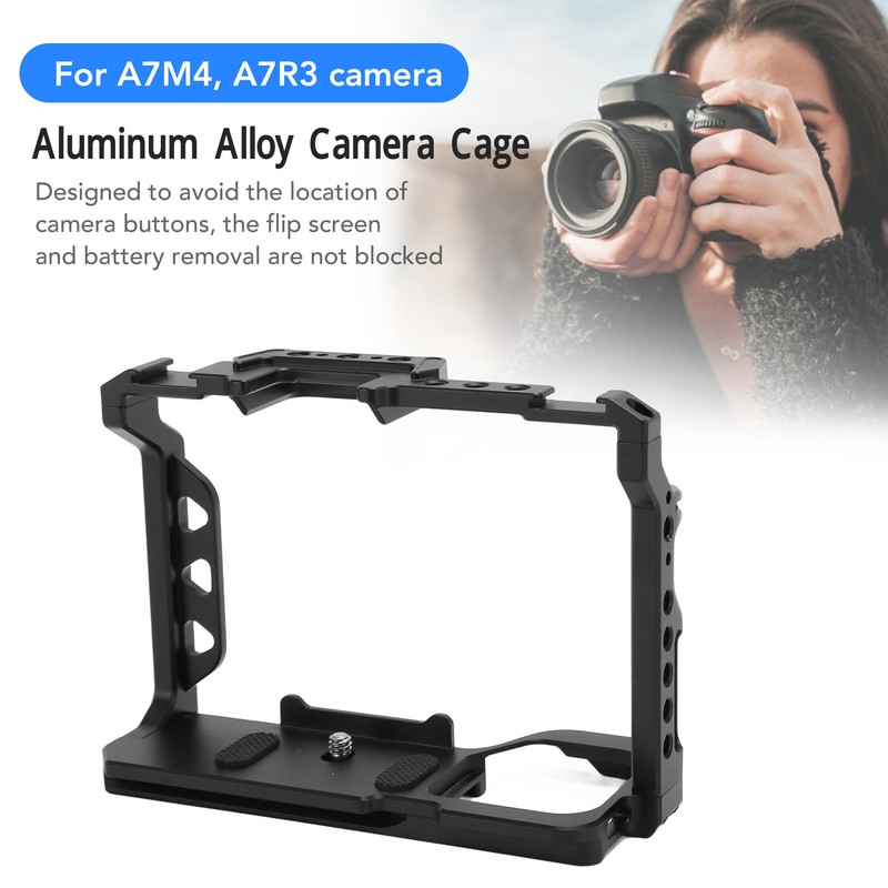 Camera Full Cage for A7M4 A7R3 Aluminum Alloy Camera Video
