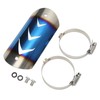Exhaust Muffler Pipe Protector Stainless Steel Heat Shield Cover Universal